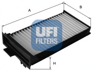 Купить UFI 53.104.00 Фильтр салонный NISSAN MICRA K12, NOTE, RENAULT CLIO III, DUSTER, LOGAN 53.104.00