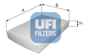 Купить UFI 53.109.00 Фильтр салонный 53.109.00
