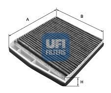 Купить UFI 54.126.00 Фильтр салонный угольный VOLVO S60/S80/XC90 54.126.00