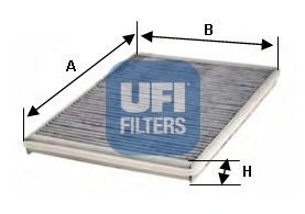Купить UFI 54.128.00 Фильтр салонный угольный BMW X5 E53, RANGE ROVER III 54.128.00