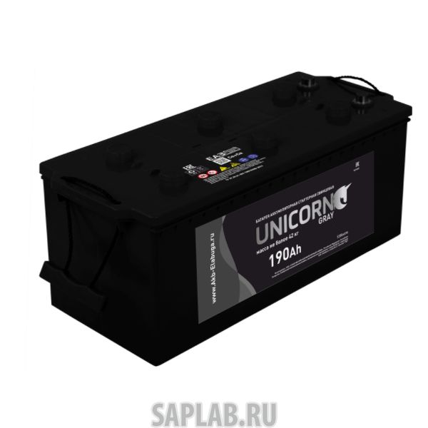 Купить UNICORN GREY190РУС1200A Аккумулятор UNICORN GREY 190 рус 1200А 513х223х217