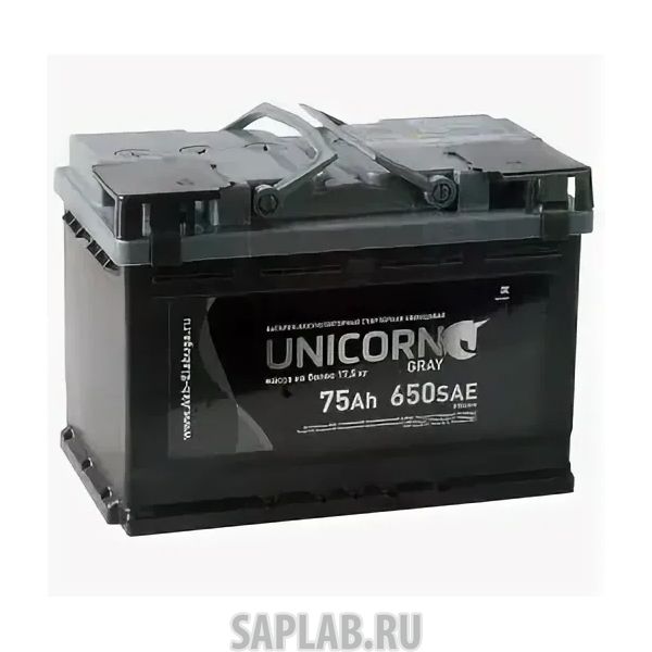 Купить UNICORN GREY75L650A Аккумулятор UNICORN GREY 75L 650A 278x175x190