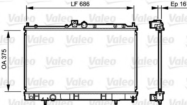 Купить VALEO 735198 Радиатор