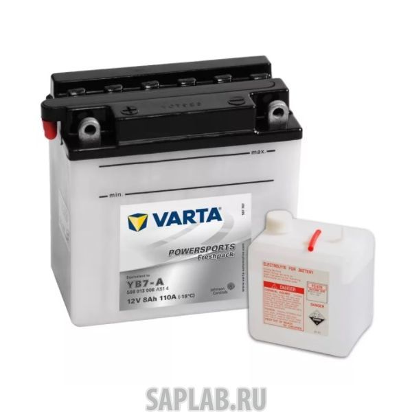 Купить VARTA 508013008 Аккумулятор VARTA Powersports Freshpack YB7-A
