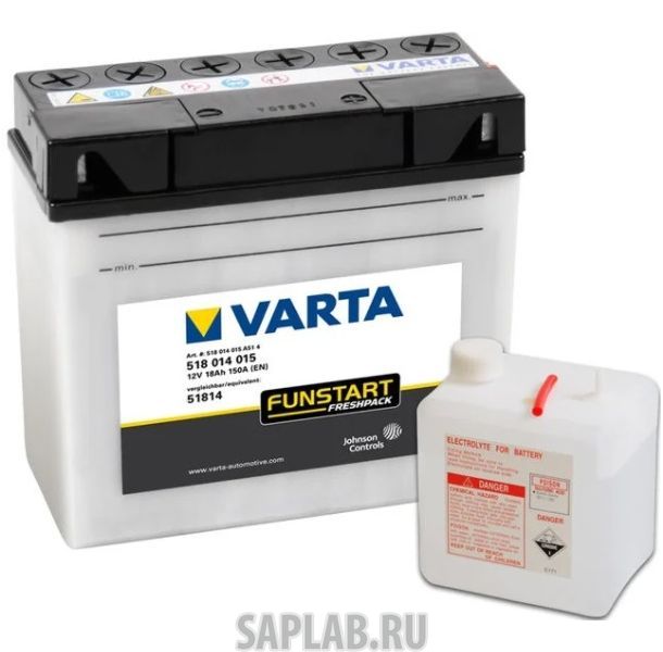 Купить VARTA 518014015 Аккумулятор VARTA Powersports Freshpack 51814