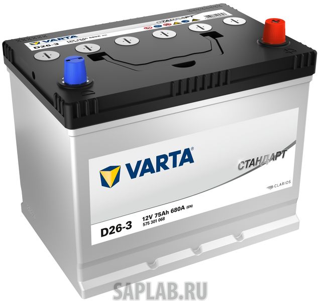 Купить VARTA 568301058 Акб Asia Стандарт 68a/Ч ( +/-) 12v 580a En 258x174,5х223 / 568301058 Varta 568301058