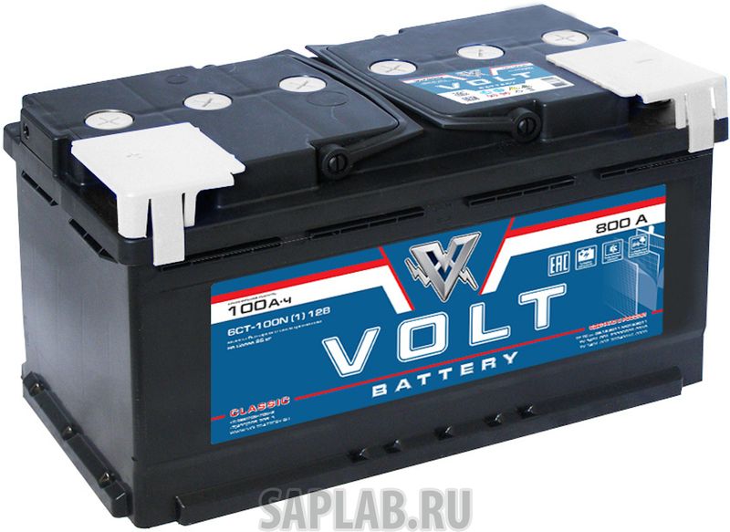 Купить VOLT VC10011 Аккумулятор автомобильный VOLT CLASSIC 6СТ-100.1 VC10011