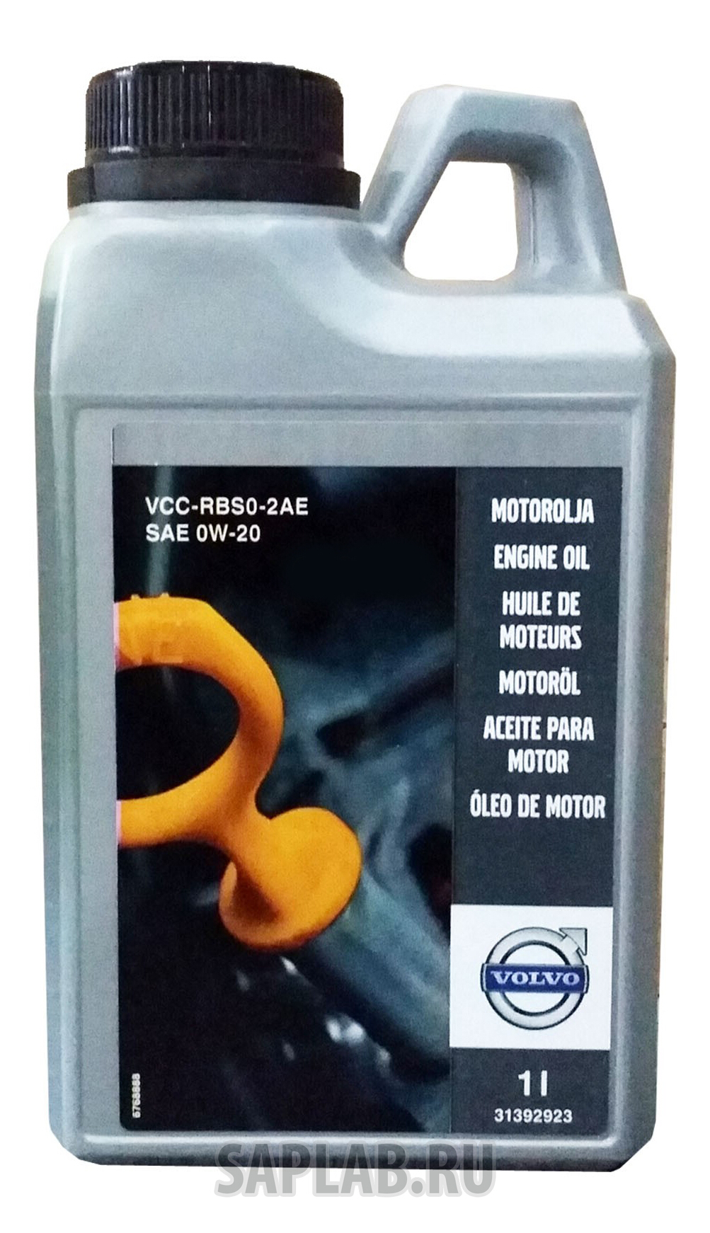 Купить VOLVO 31392923 Масло моторное синтетическое 1л - VCC RBS0-2AE SAE 0W-20