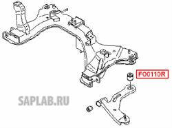 Купить VTR FO0110R Сайлентблок переднего нижнего рычага (задний) EC013435/00N