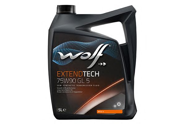 Купить WOLF 8303500 Масло трансмиссионное WOLF EXTENDTECH 75W90 GL 5 5L