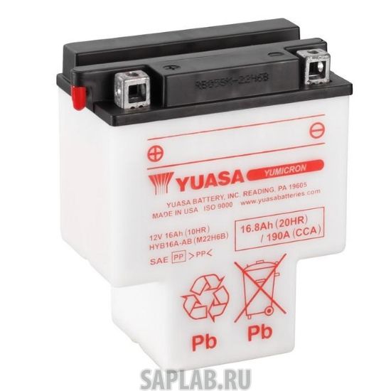 Купить YUASA HYB16A Аккумулятор YUASA HYB16A-AB