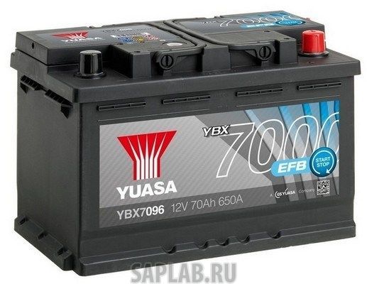 Купить YUASA YBX7096 Аккумулятор автомобильный Yuasa YBX7096 70 Ач