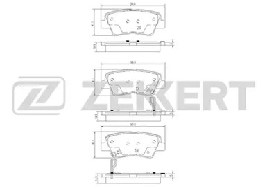 Купить ZEKKERT BS1788 КОЛОДКИ ТОРМ. ДИСК. ЗАДН. HYUNDAI SOLARIS I-II 10- I40 11- SONATA V-VI 04- KI ZEKKERT