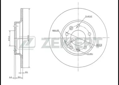 Купить ZEKKERT BS5161 ТОРМОЗНЫЕ ДИСКИ