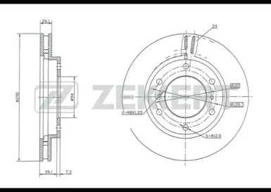 Купить ZEKKERT BS5319 ТОРМ ДИСК