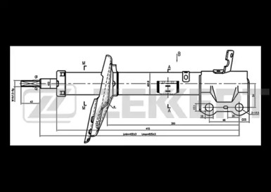 Купить ZEKKERT SG6256 Амортизатор