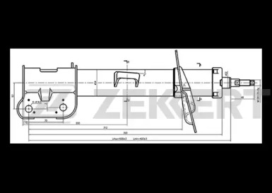 Купить ZEKKERT SG6304 амортизатор передний правый