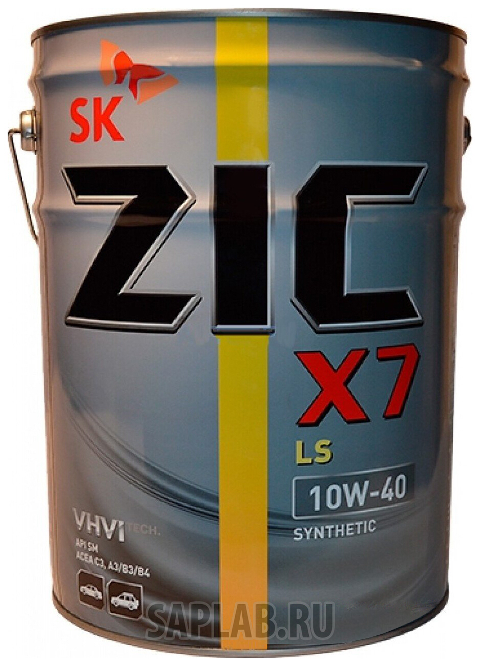 Купить ZIC 192620 Масло моторное синтетическое 20л. ZIC X7 LS 10W-40
