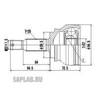 Купить ZIKMAR Z87200R ШРУС