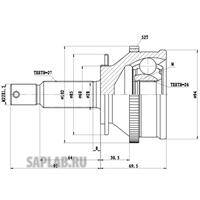 Купить ZIKMAR Z87301R ШРУС