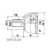 Купить ZIKMAR Z87431R ШРУС