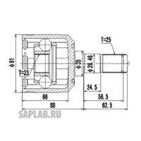 Купить ZIKMAR Z87819R ШРУС