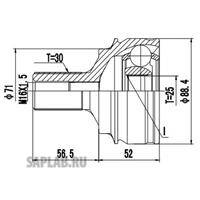 Купить ZIKMAR Z88450R ШРУС