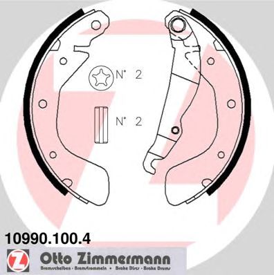 Купить ZIMMERMANN 10990.100.4 Колодки торм.барабан. [200x29]