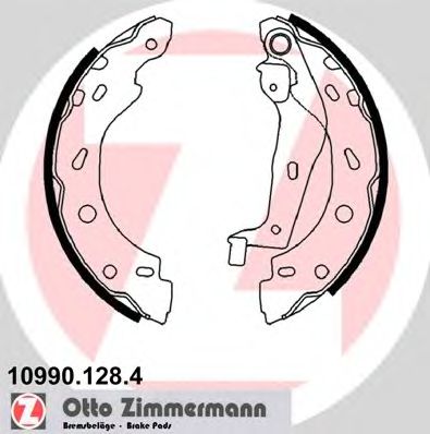 Купить ZIMMERMANN 10990.128.4 Колодки торм.барабан. [203x32] с рычагом