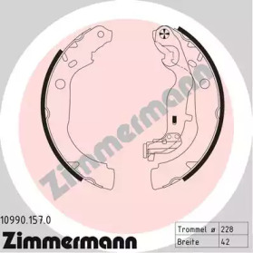 Купить ZIMMERMANN 10990.157.0 Колодки торм.барабан.