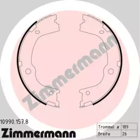 Купить ZIMMERMANN 10990.157.8 Колодки торм.барабан. [189x26]