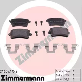 Купить ZIMMERMANN 24606.175.2 Колодки