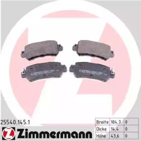 Купить ZIMMERMANN 25540.145.1 Колодки задние