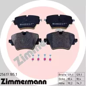 Купить ZIMMERMANN 25617.185.1 Колодки торм.перед.