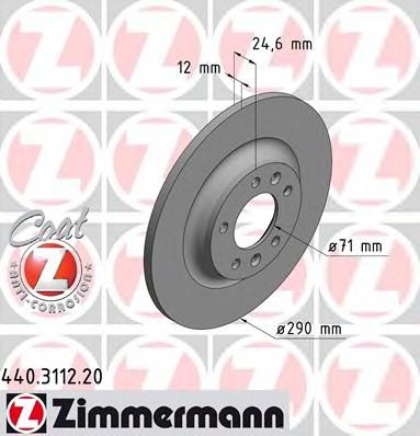 Купить ZIMMERMANN 440.3112.20 Тормозной диск