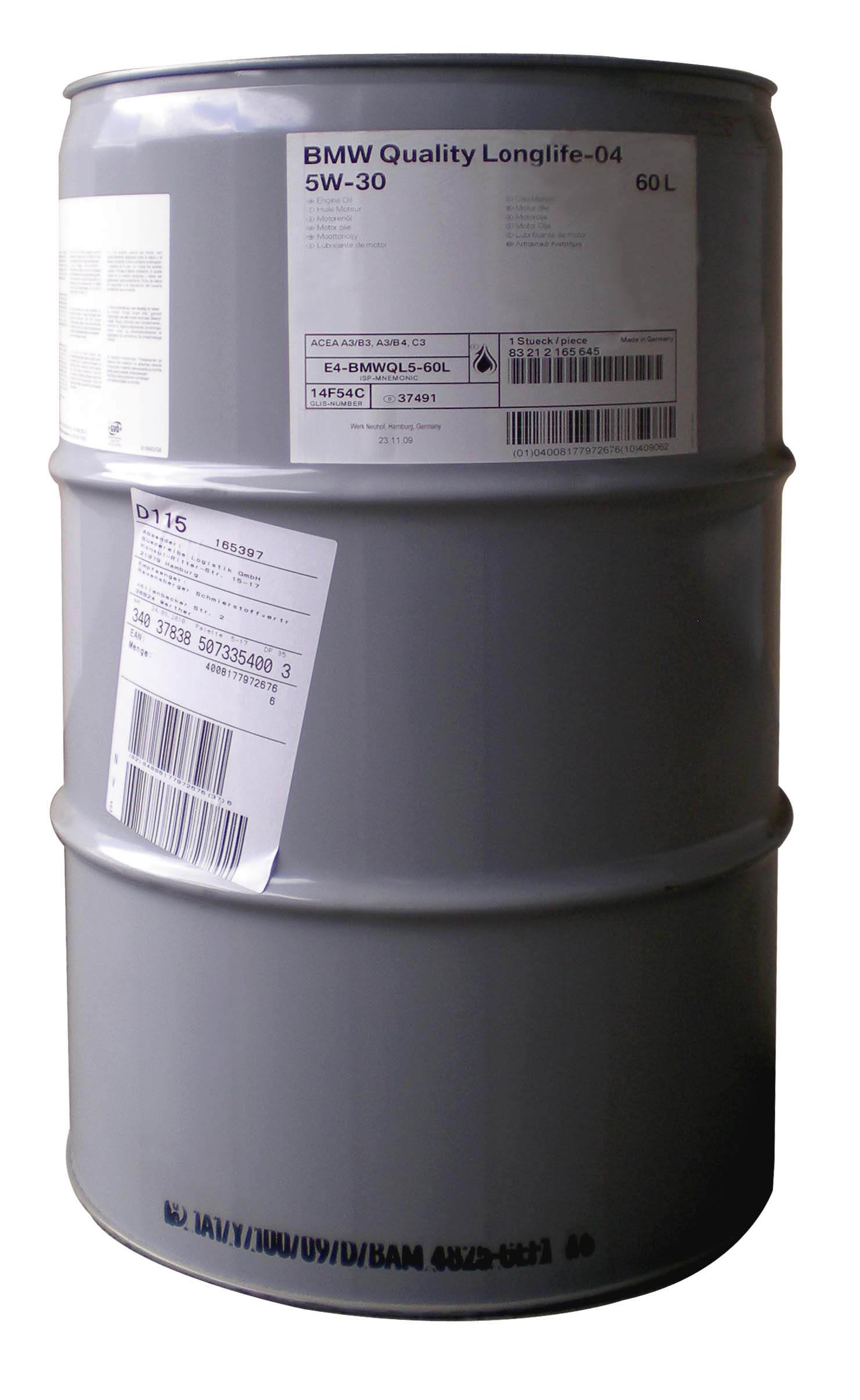 Купить Bmw 83212165645 Quality Longlife-04 5W-30, 60л