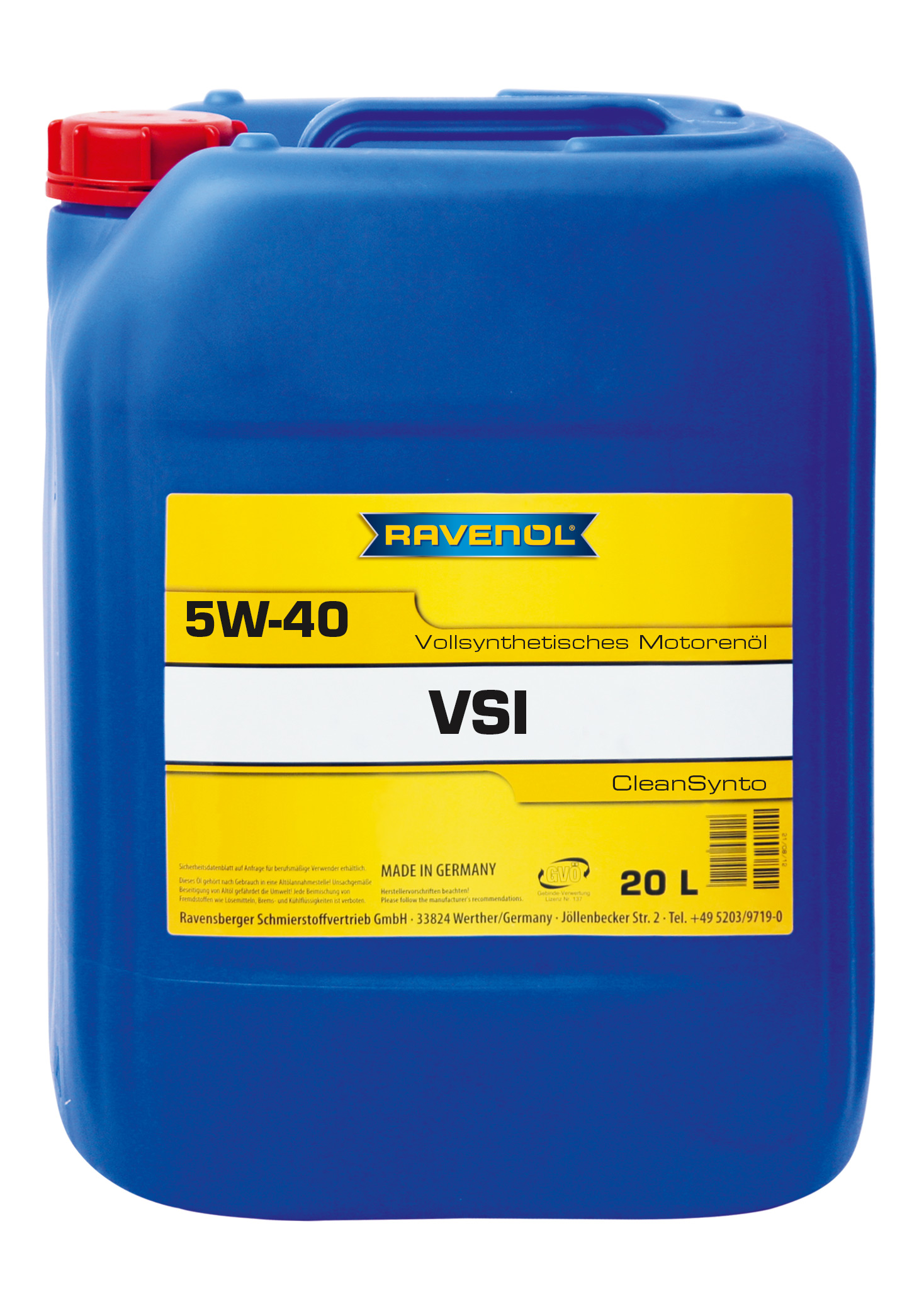 Купить Ravenol 4014835765429 VSI SAE 5W-40 (20л) new