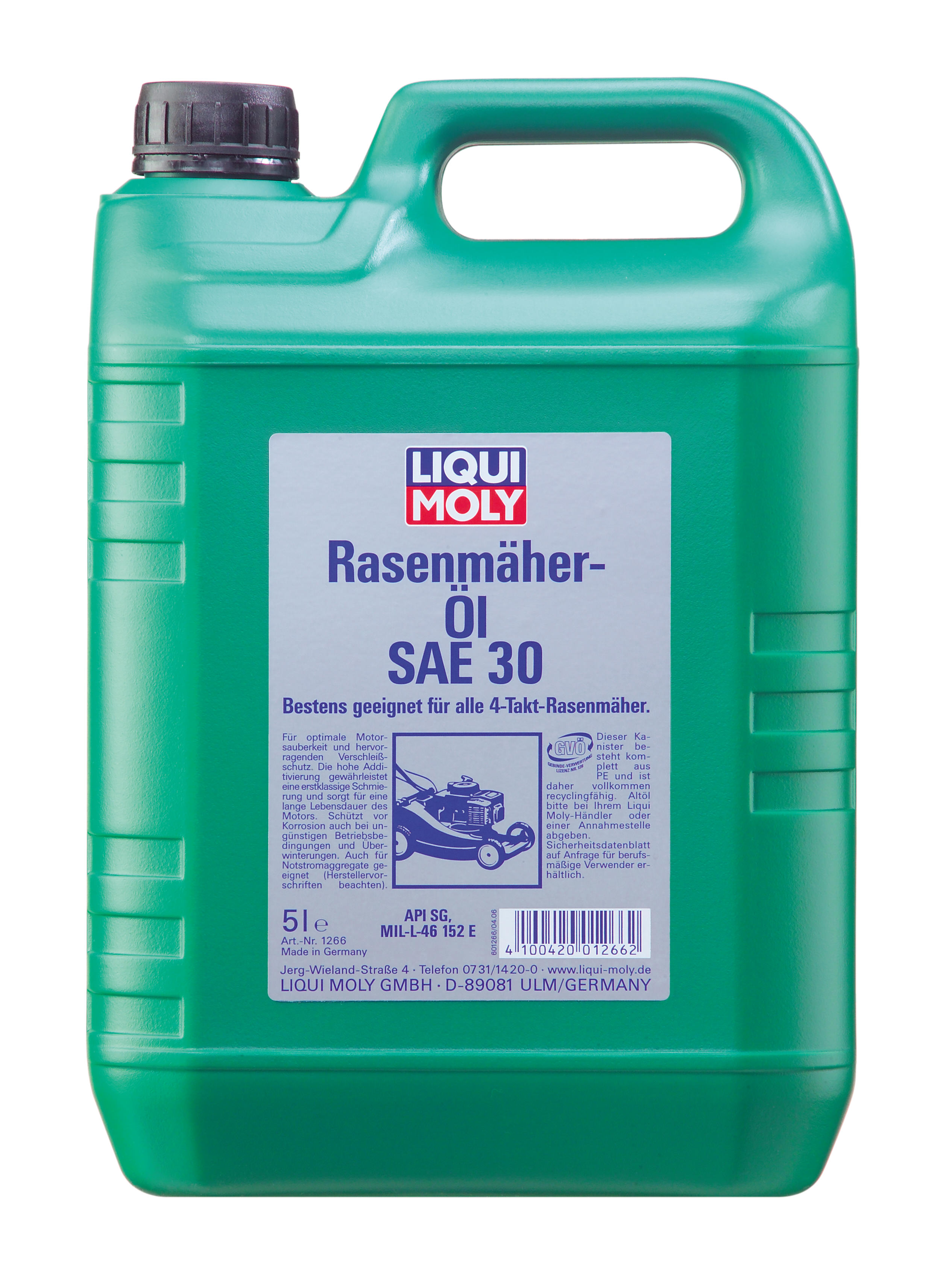 Купить Liqui moly 1266 Минеральное моторное масло для газонокосилок