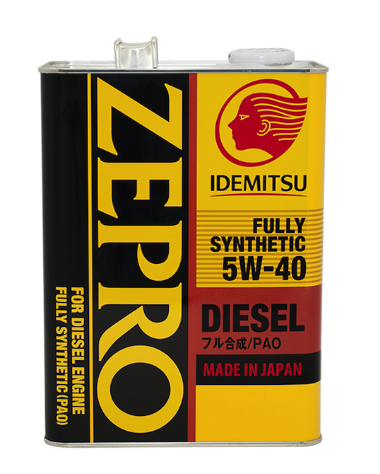 Купить Idemitsu 2863041 Zepro Diesel 5W-40 Cf Fully Synthetic 4л
