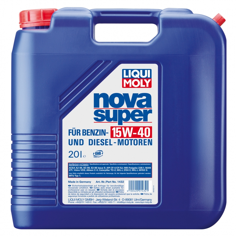 Купить Liqui moly 1432 Fanfaro TDX 10W-40, 1л
