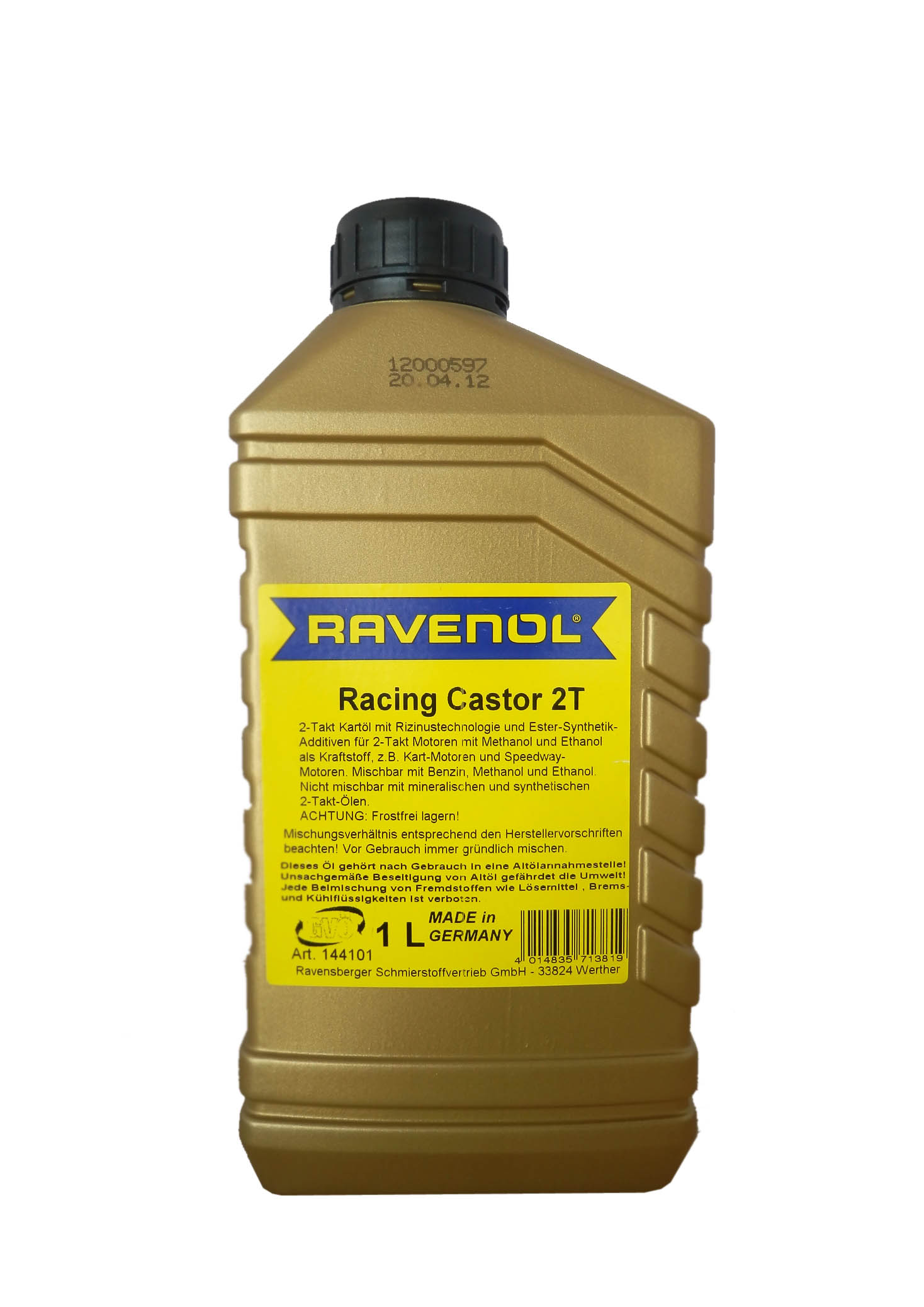 Купить Ravenol 4014835713819 для 2-Такт картов Racing Castor 2T (1л)